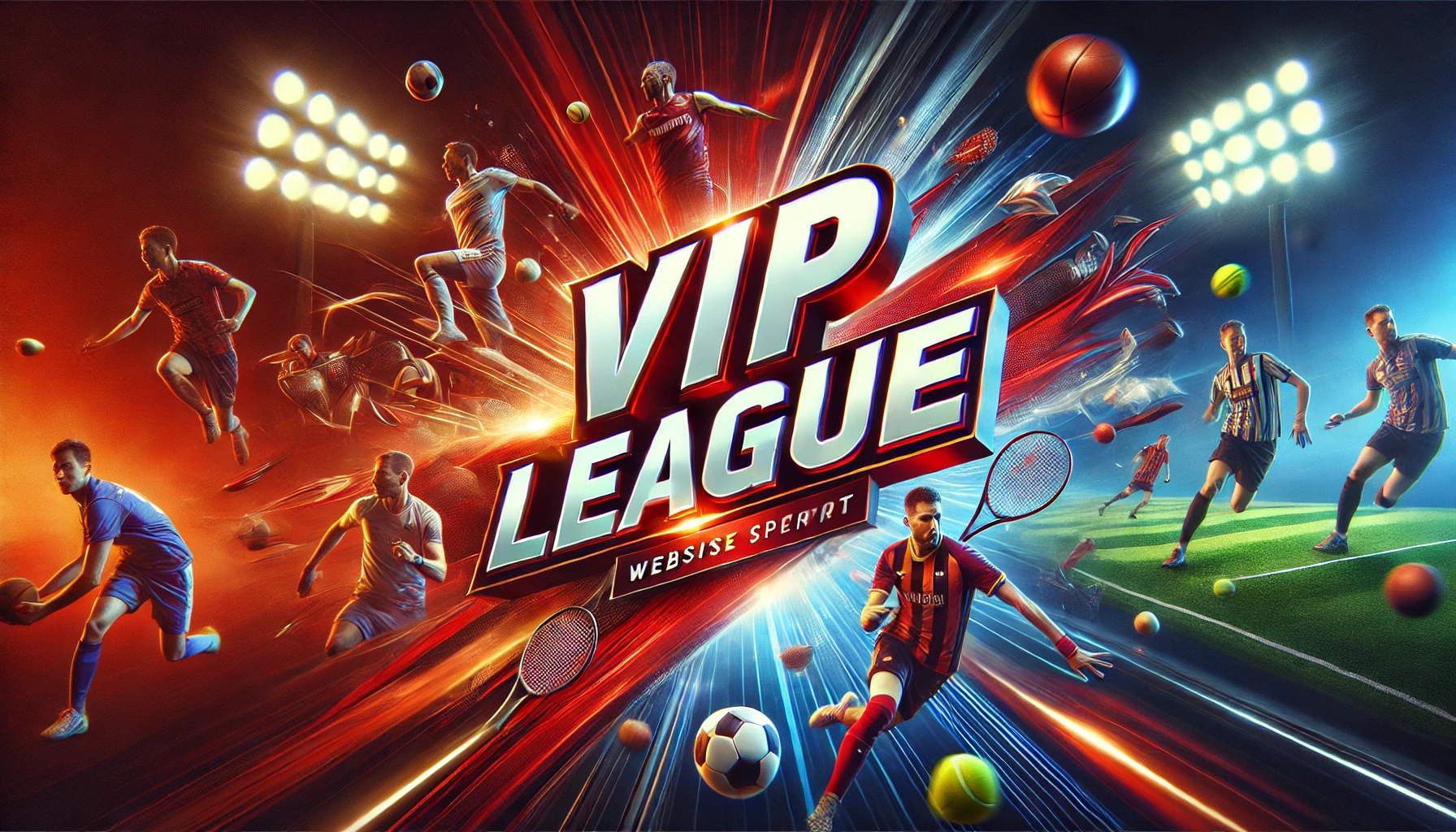VipLeague homepage interface for free live sports streaming
